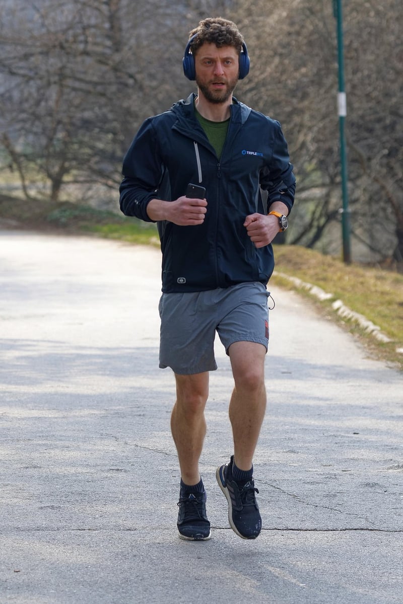 Fitness App on Smartphone